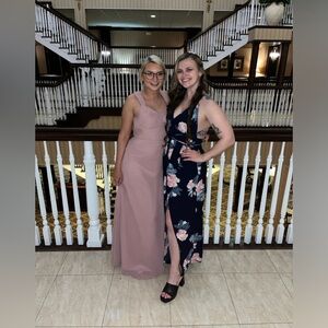 Azazie jane bridesmaids dress size A2 unaltered dusty rose